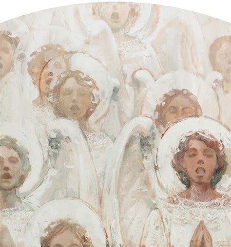 J Kirk Richards — Angels Singing In White 736×785 Angel Art Angel