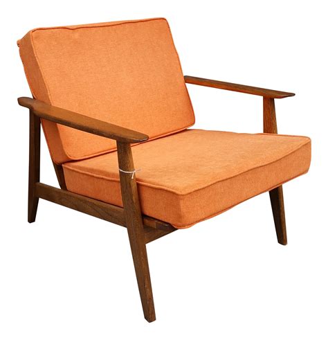 Mid Century Modern Wood Arm Chair Chairish