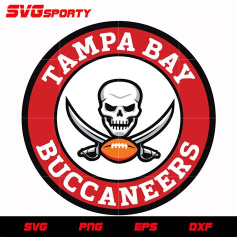Tampa Bay Buccaneers Circle Logo 2 Svg Nfl Svg Eps Dxf Png Digita
