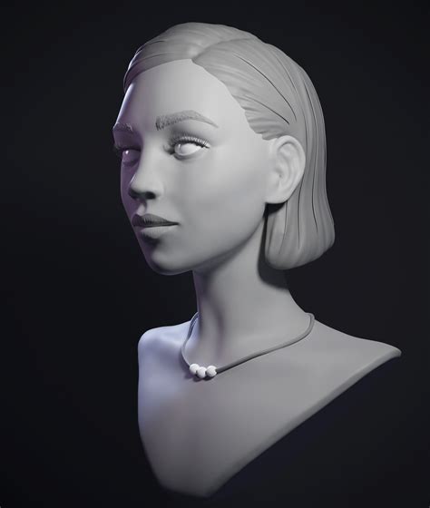Artstation Female Head Sculpt