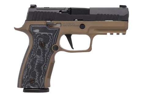 Sig Sauer P320 Axg Carry 9mm Semi Auto Pistol With Night Sights And Fde
