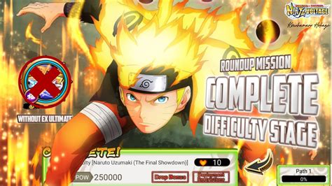 Nxb Nv Complete Super Difficulty Round Up Mission Naruto Final