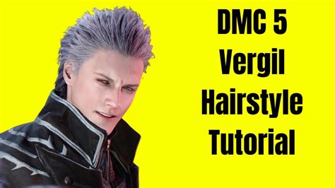 Devil May Cry Vergil Hair Tutorial Thesalonguy Youtube
