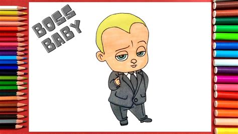 How To Draw Boss Baby Easy Youtube