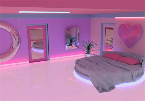 Vox0le ⚠ Futuristic Bedroom Aesthetic Rooms Neon Room