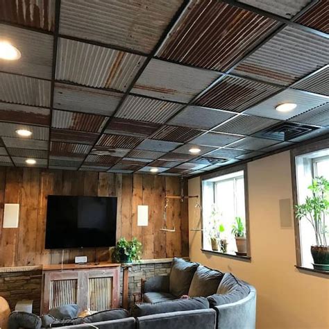 Using Corrugated Tin For Ceiling