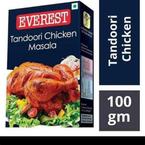 jual everest tandoori chicken masala 100 gr shopee indonesia