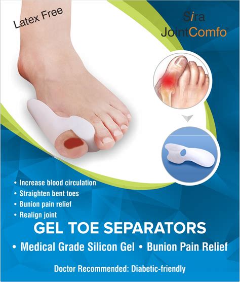 Sira Toe Separator Genuine Hallux Valgus Bicyclic Thumb Orthopaedic