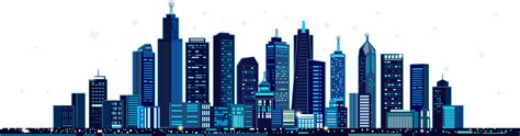 Blue Building City Festival M City Building Vector Png Transparent