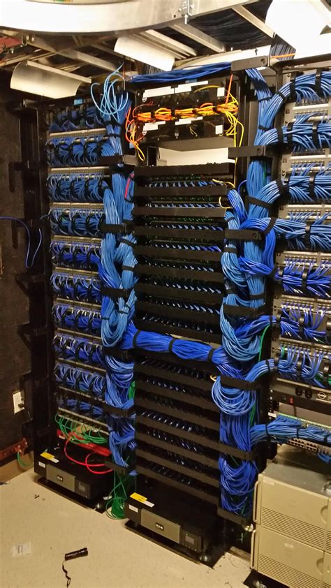 High Data Output Network Server Rack Cable Management Pinterest