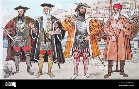 Fashion In Spain And Portugal Around 1500 1540 Portuguese Explorers