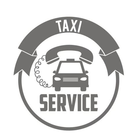 Gray Taxi Labels Set Vector 01 Welovesolo