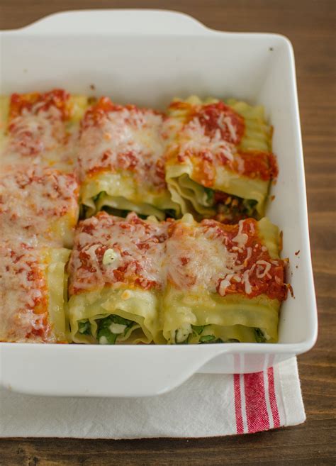 Spinach Lasagna Roll Ups Kitchn