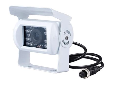 Biała kamera cofania 18 IR AHD 1080P 4 PIN do BUSA do KAMPERA Expert