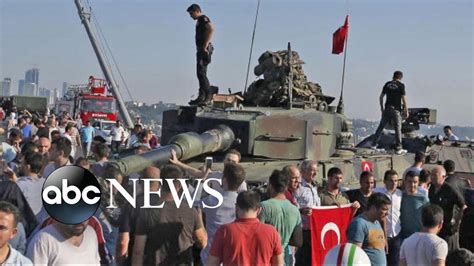 Turkish Military Cause Chaos With Failed Coup Attempt Youtube