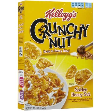Kelloggs Crunchy Nut Golden Honey Nut Cereal 141 Oz