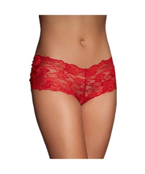 Sexy Lace Underwear Midnight Cross Back Lingerie Bottom Panties Thong Red Cx17ygl09y5