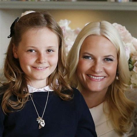 She has a younger brother, prince sverre magnus. Crown Princess Mette-Marit of Norway with daughter ...