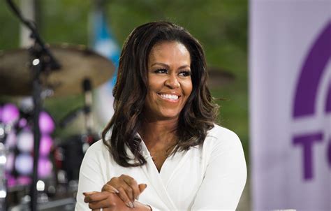 Michelle Obama Showed Off Her Natural Hair Texture On Instagram