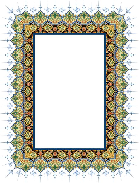 22 Floral Pattern Khatai Calligraphy Borders Arabic Calligraphy Art