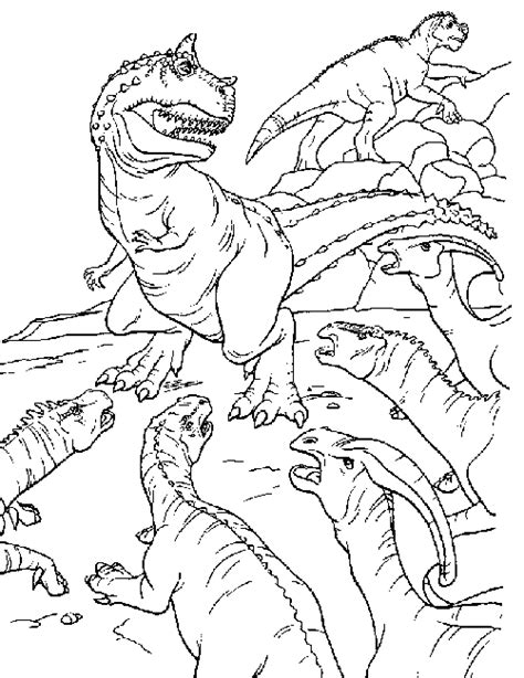 204 Dessins De Coloriage Dinosaure à Imprimer Sur Page 16