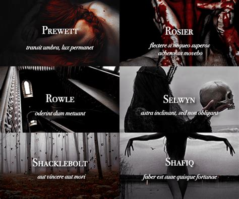 — la pureté du sang est une garantie de pureté des pensées. Sacred Twenty-Eight pureblood families: Prewett, Rosiler, Rowle, Seewyn, Shacklebolt, Shafiq ...