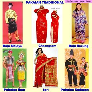 Antara tiga kaum utama di malaysia cina, melayu dan india telahpun menetap di tanah ini selama 5 abad. Lee Fang 's Teaching World: Pakaian traditonal
