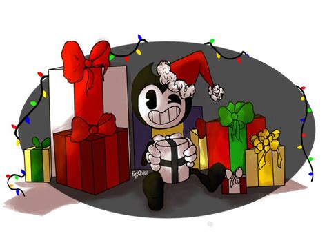 Christmas For Bendy By Foxyd101 Bendy And The Ink Machine Art Kitty