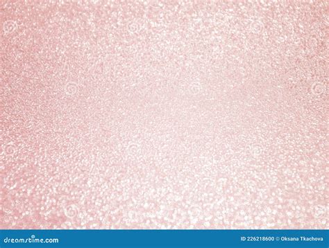 Pastel Pink Glitter Texture Background With Bokeh Stock Photo Image