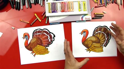 How To Draw A Realistic Turkey Art For Kids Hub