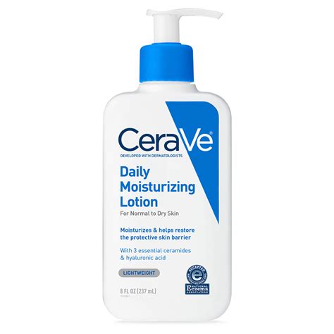 Cerave Daily Moisturizing Lotion For Normal To Dry Skin 8oz Walmart