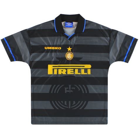 1997 98 Inter Milan Umbro European Third Shirt Mint M