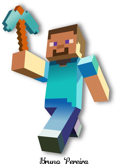 Minecraft Desenho Steve