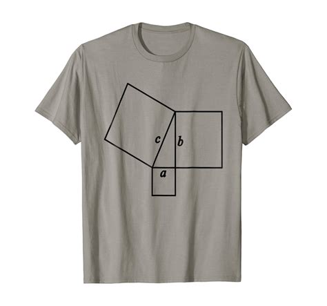 Pythagoras Theorem T Shirt Pythagorean Mathematics Math Tee
