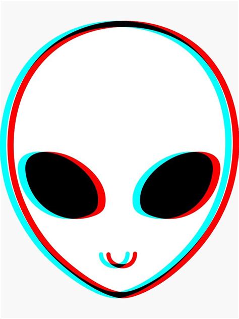Trippy Alien Sticker By Hallart Trippy Drawings Trippy Painting
