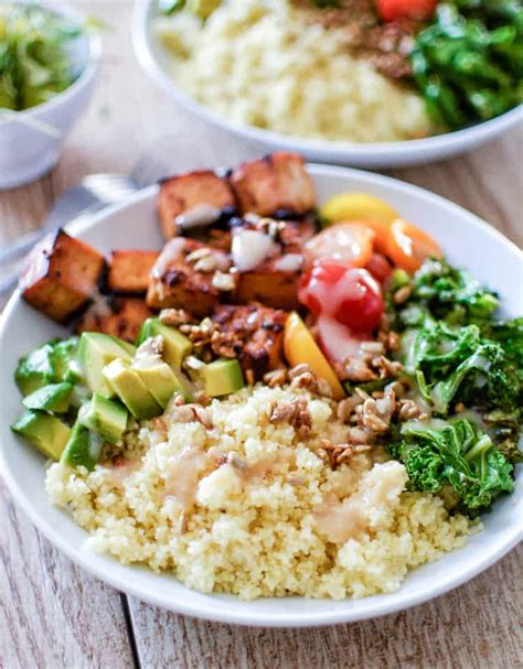 All are perfect for cookouts, picnics, birthdays, and more. Baked Falafel Couscous Bowls - The Melrose Family