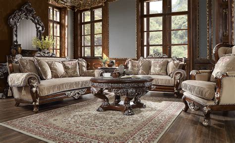 See more ideas about victorian sofa, furniture, luxury furniture. HD 562 Homey Design Upholstery Living Room Set Victorian ...