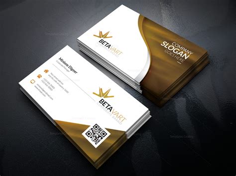 Halley Elegant Corporate Business Card Template 001249 Template Catalog
