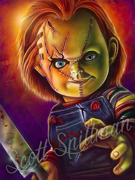 Chucky 11 X 14 Print Etsy Horror Artwork Horror Movie Art Horror