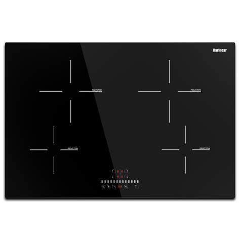 Karinear Induction Cooktop 30 Inch 4 Burners Electric Cooktop With