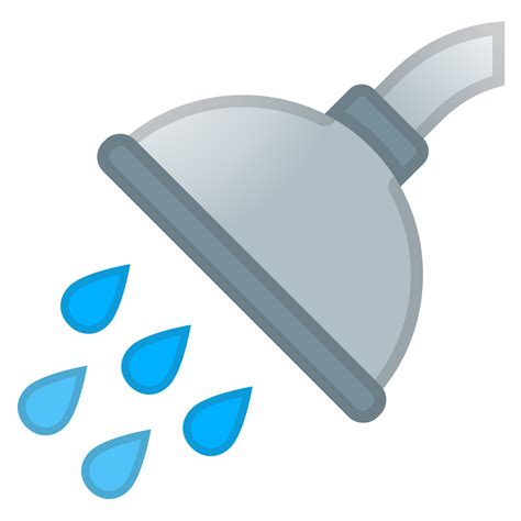 Shower Icon | Noto Emoji Objects Iconset | Google png image