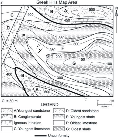 Geologic Map Cross Section Exercise New River Kayaking Map
