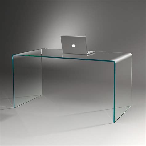 Curved Glass Desk By Dreieck Design Ut