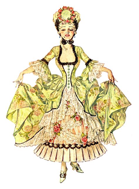 Antique Images Digital Antique Womens Dress Fashion