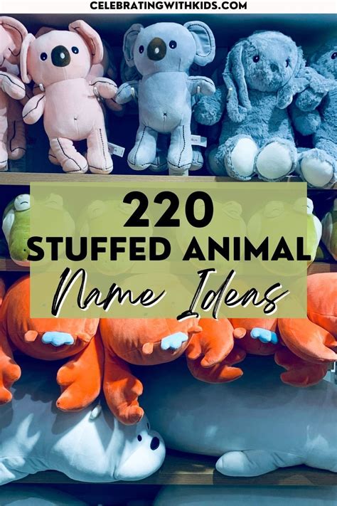 Stuffed Animal Names Artofit