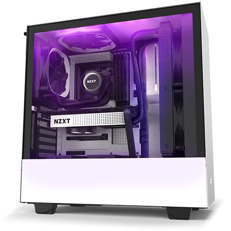 Nzxt H510i Compact Atx Pc Gaming Computer Case White