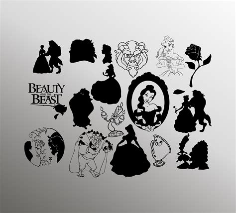 Beauty And The Beast Bundle Svg Beauty And The Beast Svg Beauty Beast