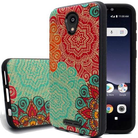 For Alcatel Insight Tcl A1 A501dl Design Hybrid Dual Layer Armor