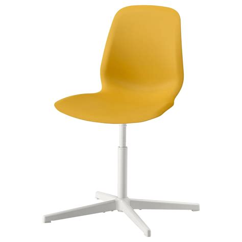 Leifarne Swivel Chair Dark Yellowbalsberget White Ikea Swivel