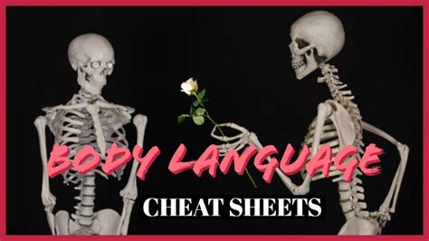 Cheat Sheets For Writing Body Language Writers Write